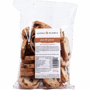 Mini tostadas con Pasas